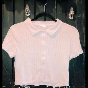 short sleeve crop tee